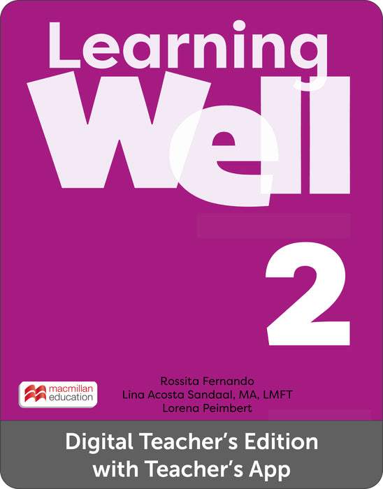 Learning Well Level 2 Digital Teachers Edition with Teachers App