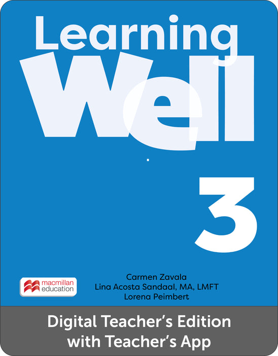 Learning Well Level 3 Digital Teachers Edition with Teachers App