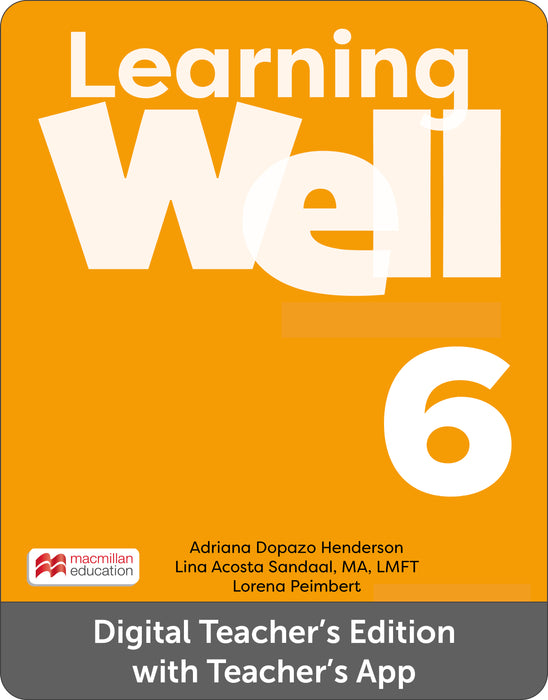 Learning Well Level 6 Digital Teachers Edition with Teachers App