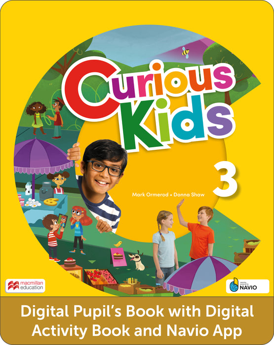 Curious Kids Level 3 Digital Pupils Book and Digital Activity Book with Navio App