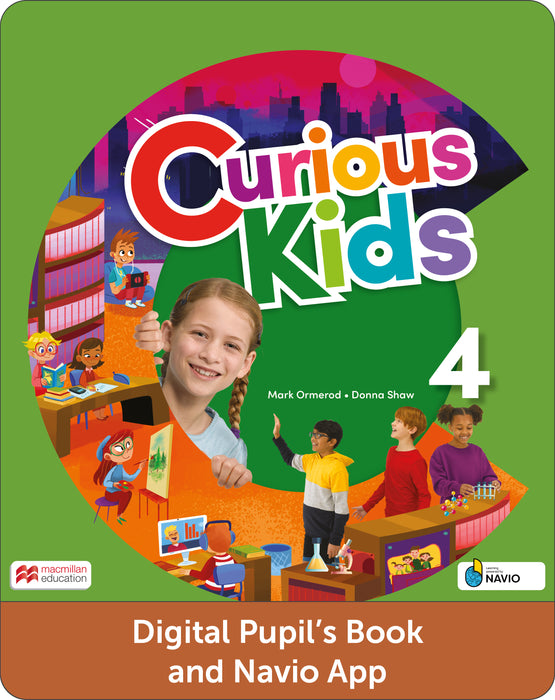 Curious Kids Level 4 Digital Pupils Book and Navio App