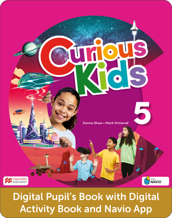 Curious Kids Level 5 Digital Pupils Book and Digital Activity Book with Navio App