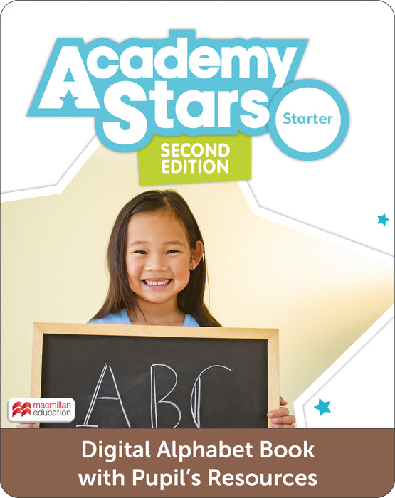 Academy Stars Second Edition Starter Level Digital Alphabet Book with Pupils Resources