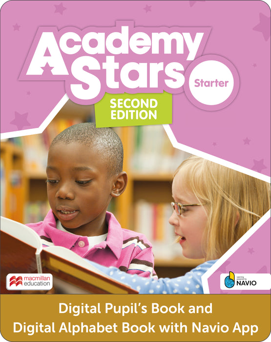 Academy Stars Second Edition Starter Level Digital Pupils Book and Digital Alphabet Book with Navio App