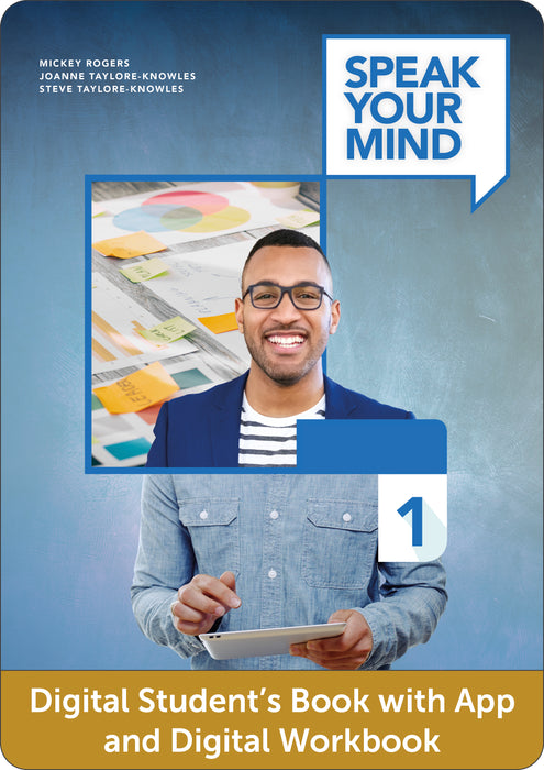 Speak Your Mind Level 1 Digital Students Book and Digital Workbook with App