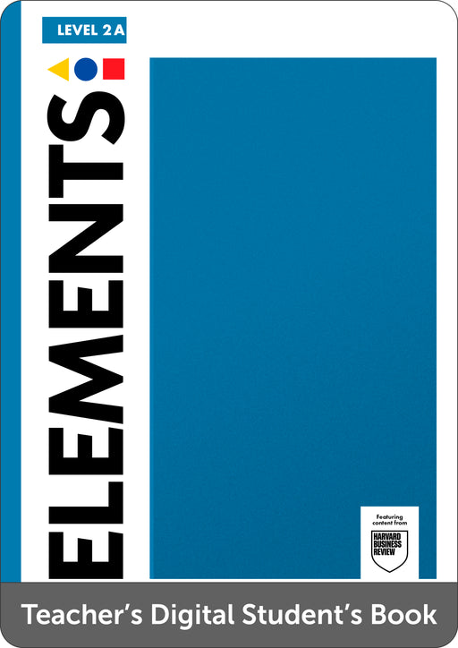 Elements Level 2 A Teachers Digital Students Book Pack
