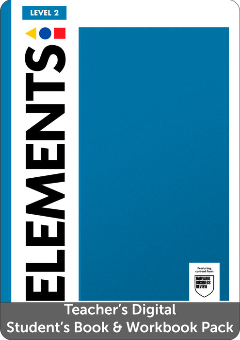 Elements Level 2 Teachers Digital Students Book and Digital Workbook Pack 