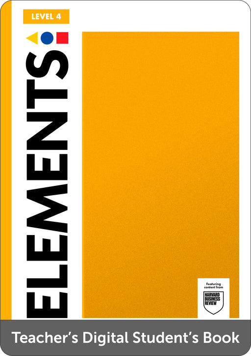 Elements Level 4 Teachers Digital Students Book Pack