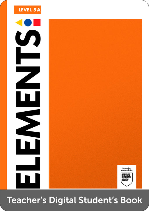 Elements Level 5 A Teachers Digital Students Book Pack