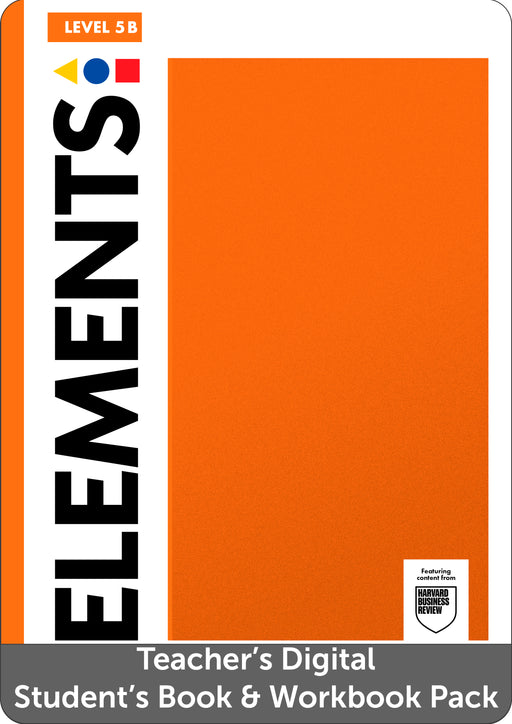 Elements Level 5 B Teachers Digital Students Book and Digital Workbook Pack